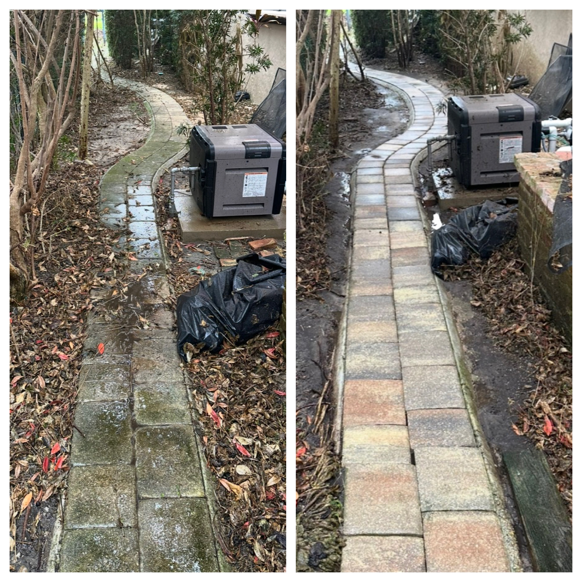 Garden Paver Walkway