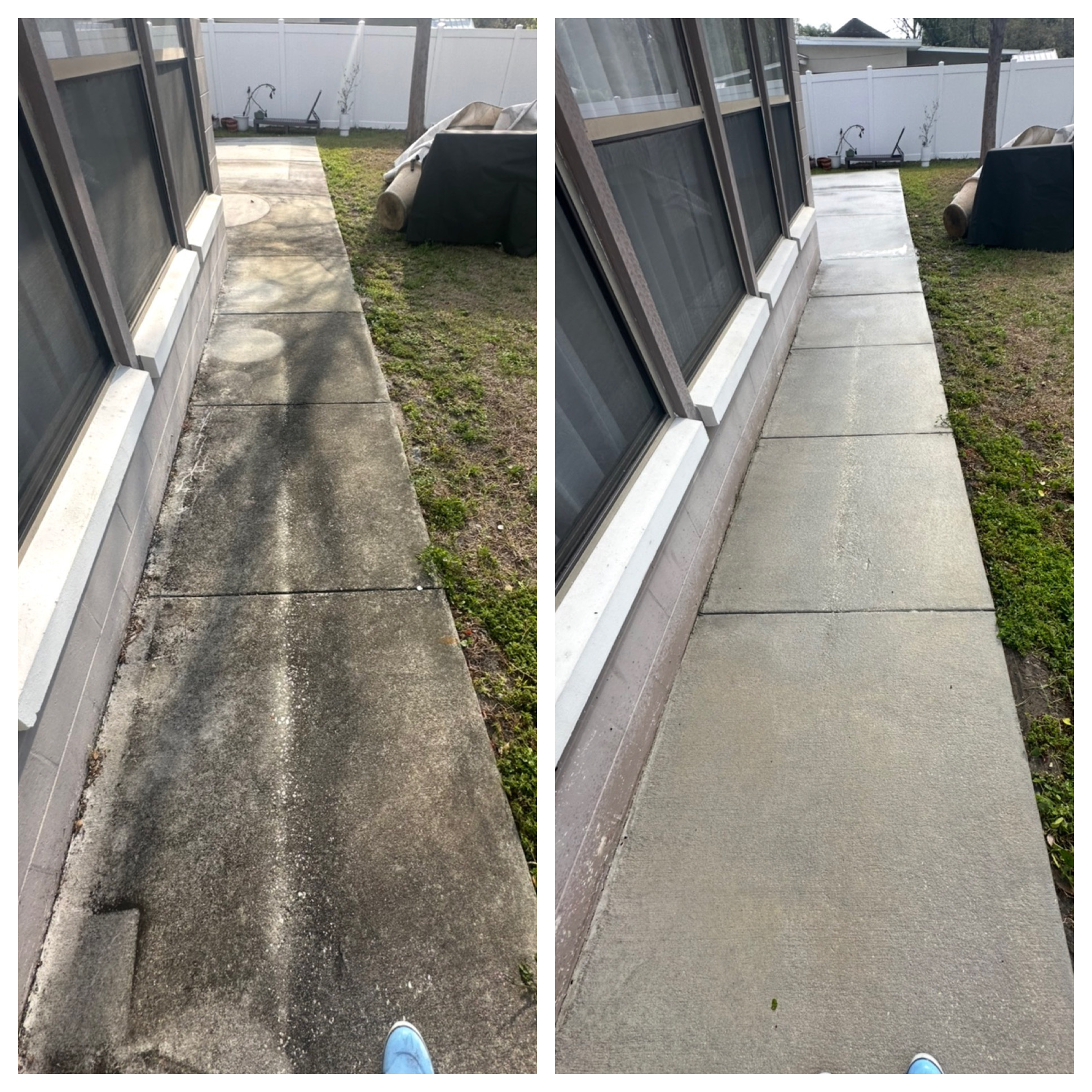 Concrete Sidewalk Reveal