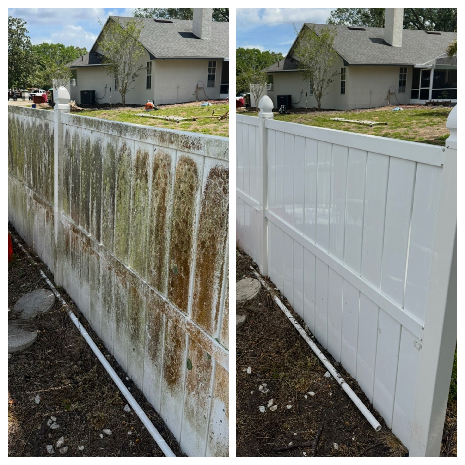 Vinyl Fence Soft-Wash
